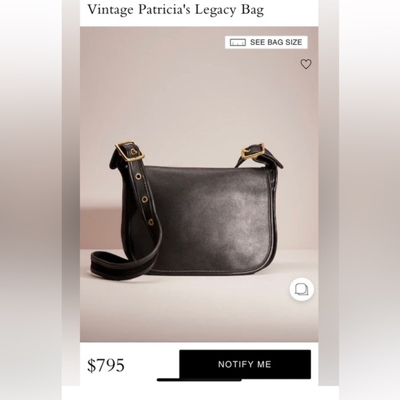 Vintage Coach 9951 Patricia Legacy Brown Leather
Messenger Shoulder Bag - Picture 13 of 13